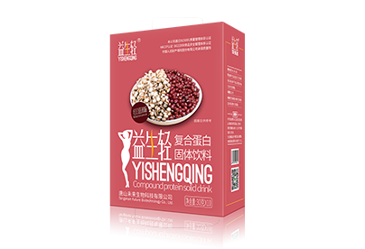 Probiotic light composite protein solid beverage